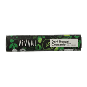 Vivani Chocolate To Go dark nougat croccante bio 35.00 Gram