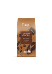 Vivani Choco dragees espressio bio 75.00 Gram