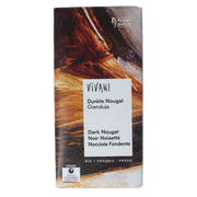 Vivani Chocolade puur nougat gianduja 80.00 Gram