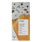 Vivani Chocolade wit stracciatella bio 80 Gram
