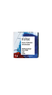 Vivani Chocolade naps melk 5 gram bio 200 Stuks