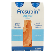 Fresubin Energy drink tropische vruchten 200ml 4 Stuks