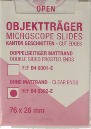 Mainit Objectglaasje 76x26 helder 50.00 Stuks