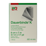 Dauerbinde K elastische zwachtel 7m x 8cm 1.00 Stuks