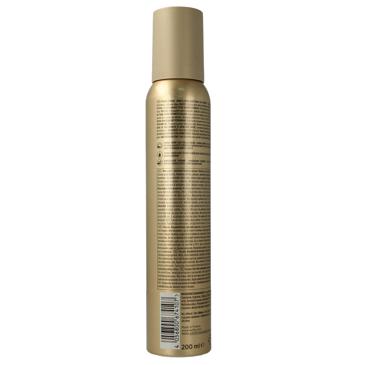 Wella 2Day volume ultra strong mousse 200.00 Milliliter