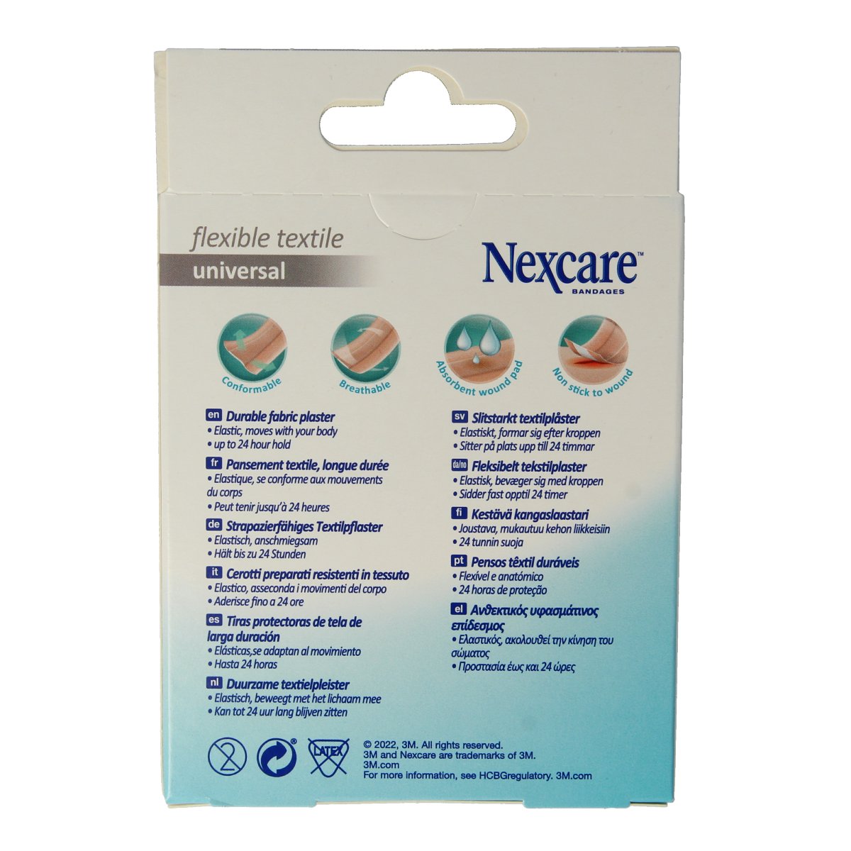 Nexcare Textile flexible 1mx6cm 1.00 Stuks