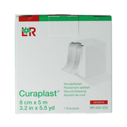 Curaplast Sensitive wondpleister 5m x 8cm 1 Rol
