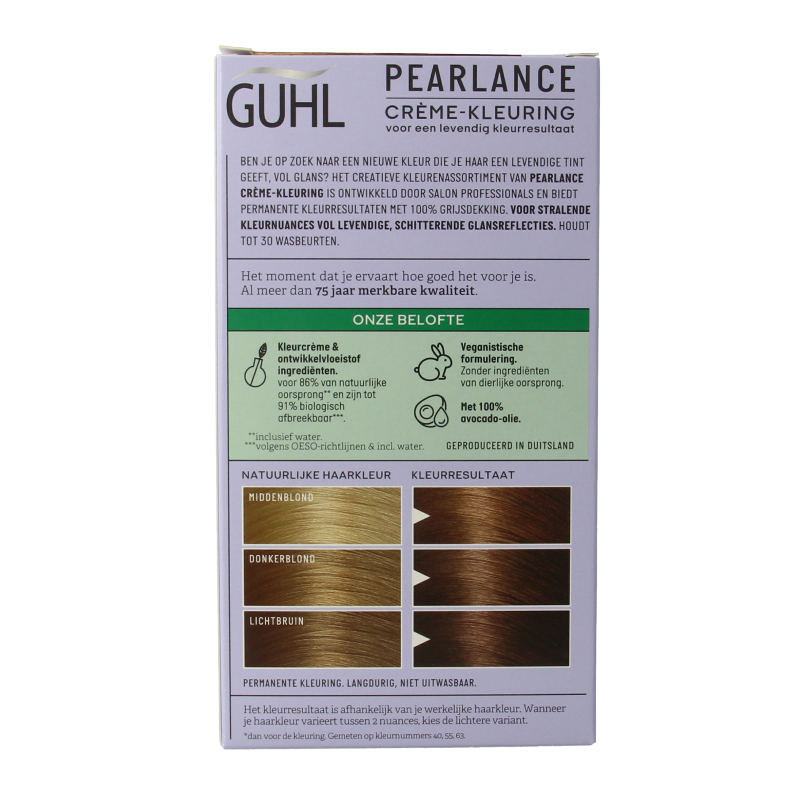 Guhl Pearlance intensieve cremekleuring 67 donkergoudbl 1 Set