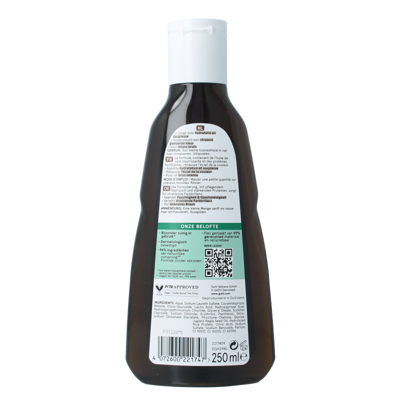 Guhl Bruin glans & verzorging shampoo 250 Milliliter