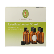 Primavera Lege flessen set 6x50ml schenkdop bruin glas 1 Set