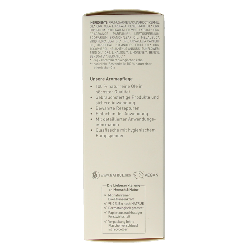 Primavera Intieme verzorgingsolie bio 50 Milliliter