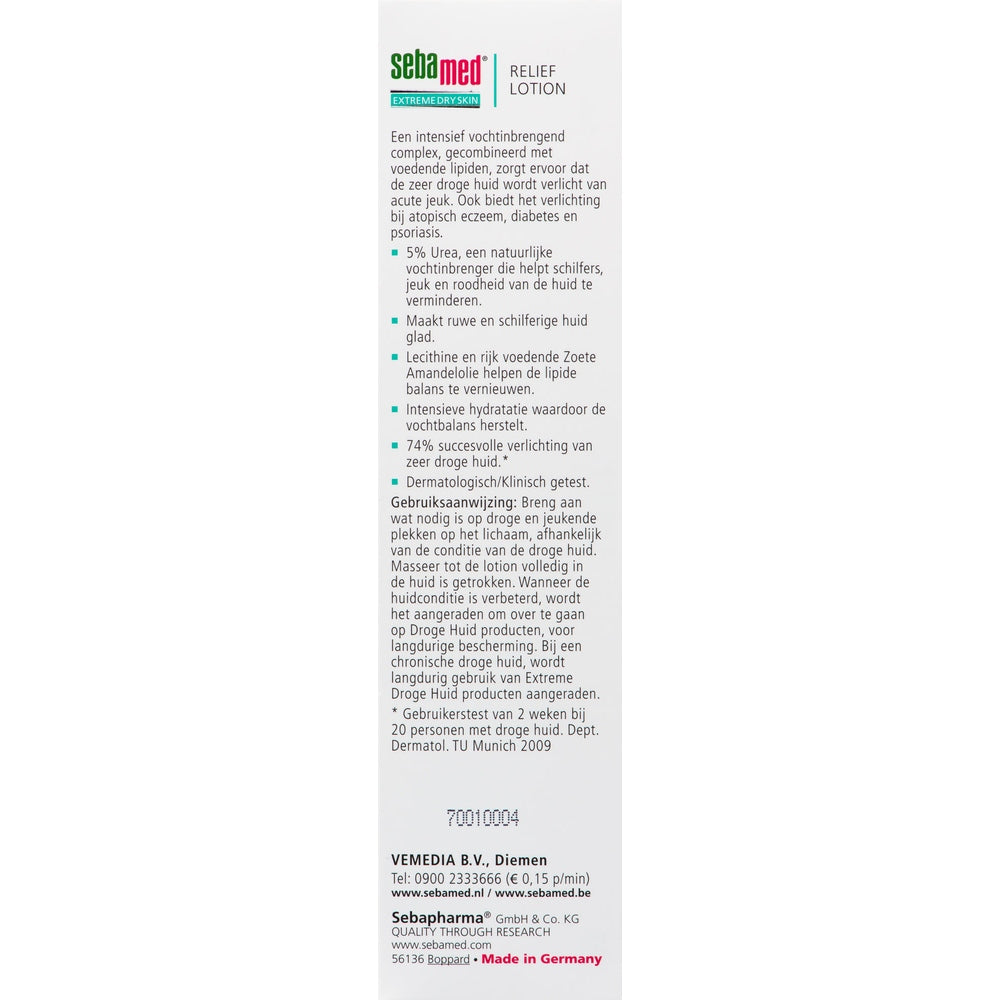 Sebamed Extreme dry urea relief lotion 5% 200 Milliliter