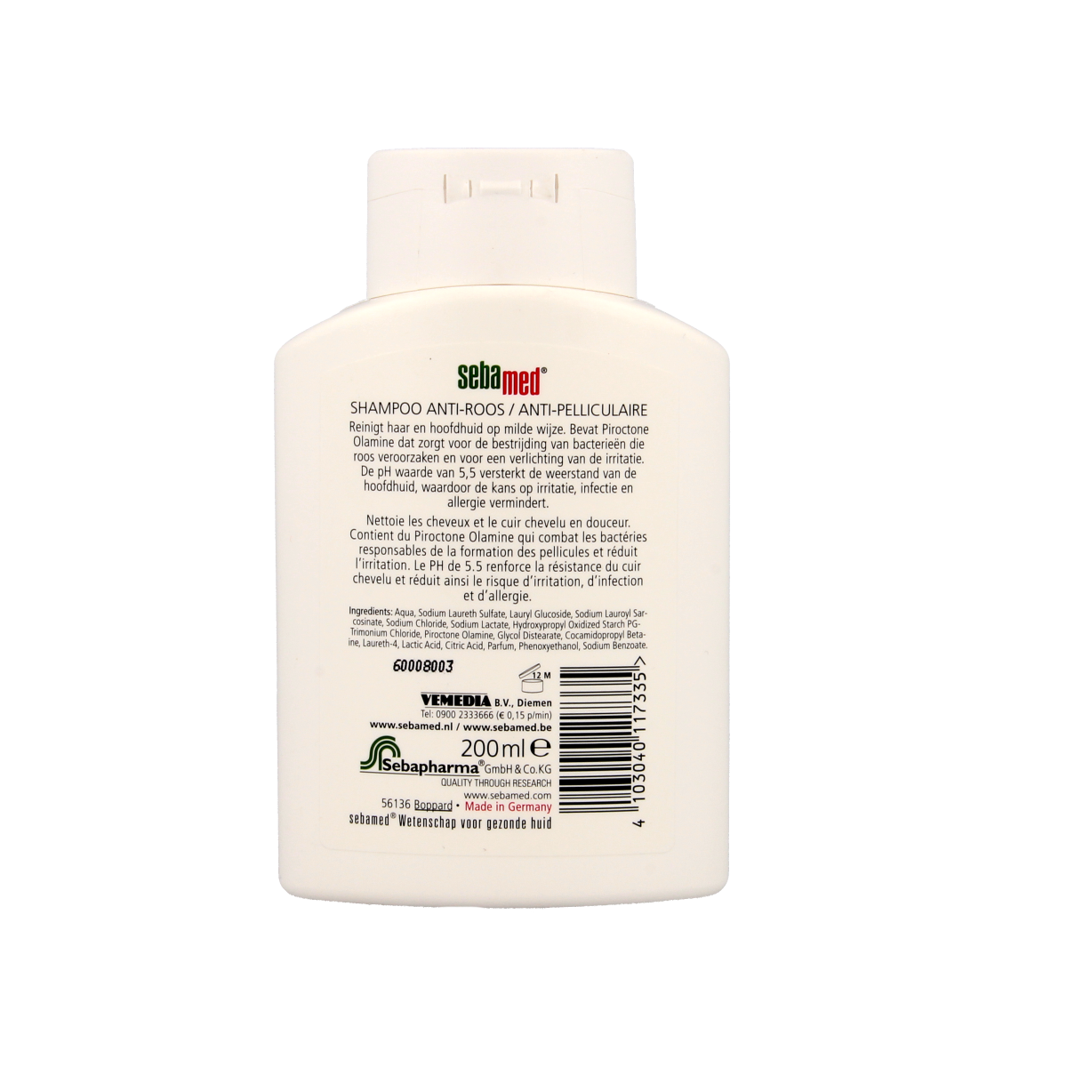 Sebamed Shampoo anti-roos 200.00 Milliliter