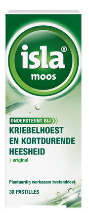 Isla Moos keelpastille 30.00 Pastilles