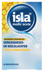 Isla Medic acute citrus honing keelpastilles 20.00 Pastilles