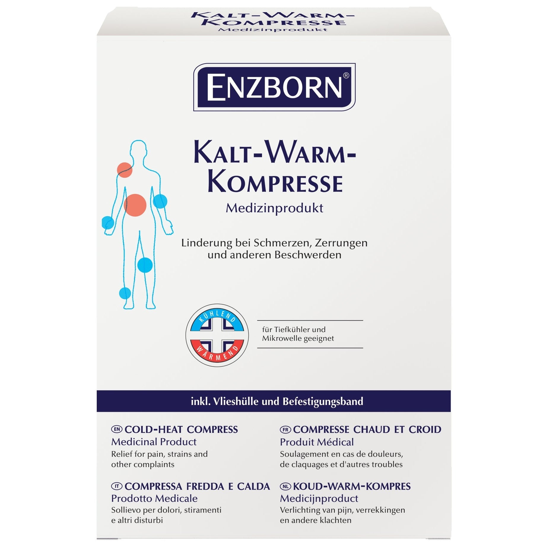 ENZBORN  Koud-warm kompres 12x29cm 1 Stuks