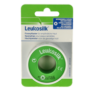 Leukosilk Hechtpleister eurolock 5m x 2.50cm 1.00 Stuks