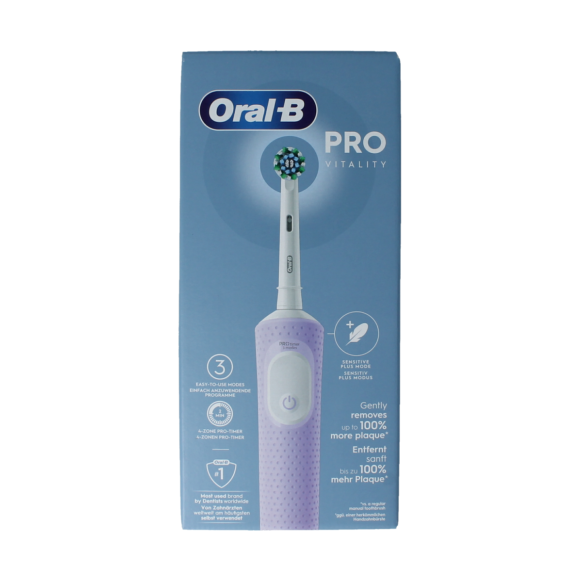 Oral B Vitality pro lila 1.00 Stuks