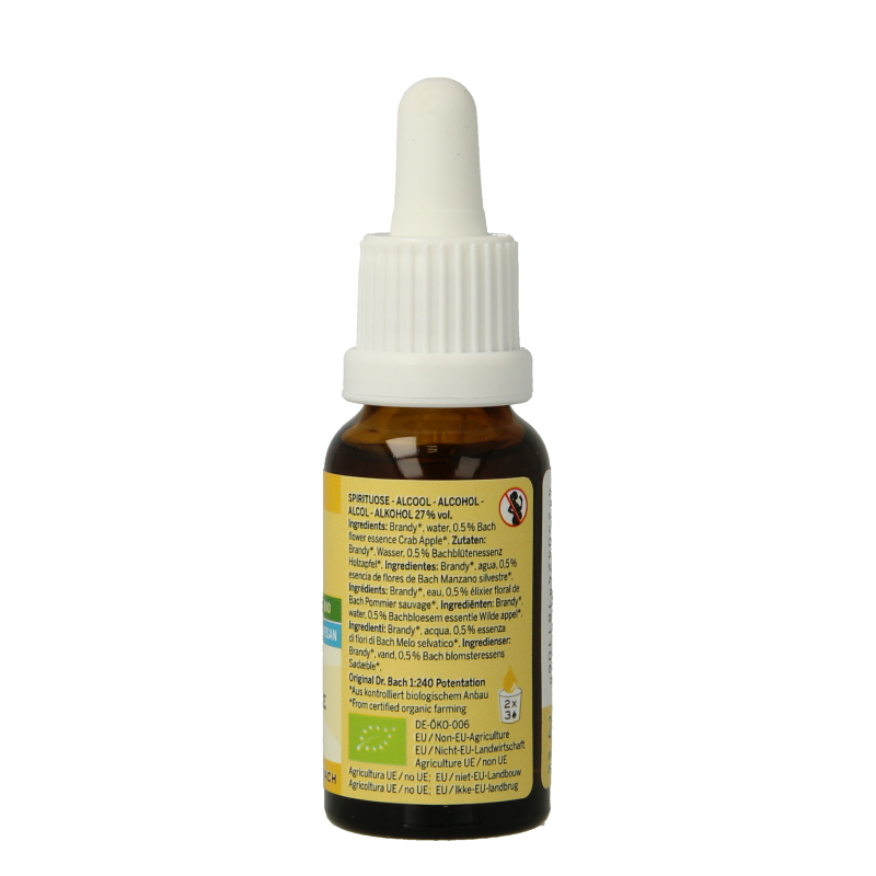 Bach Bloesem Bach bloesemremedies crab apple bio 20 Milliliter