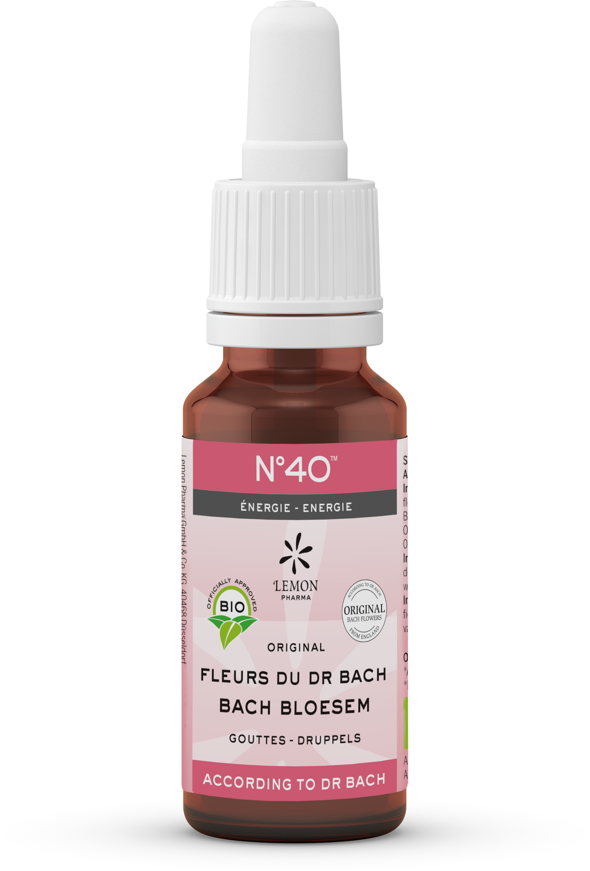 Bach Bloesem Bach bloesems mengeling 40 energie bio  20.00 Milliliter