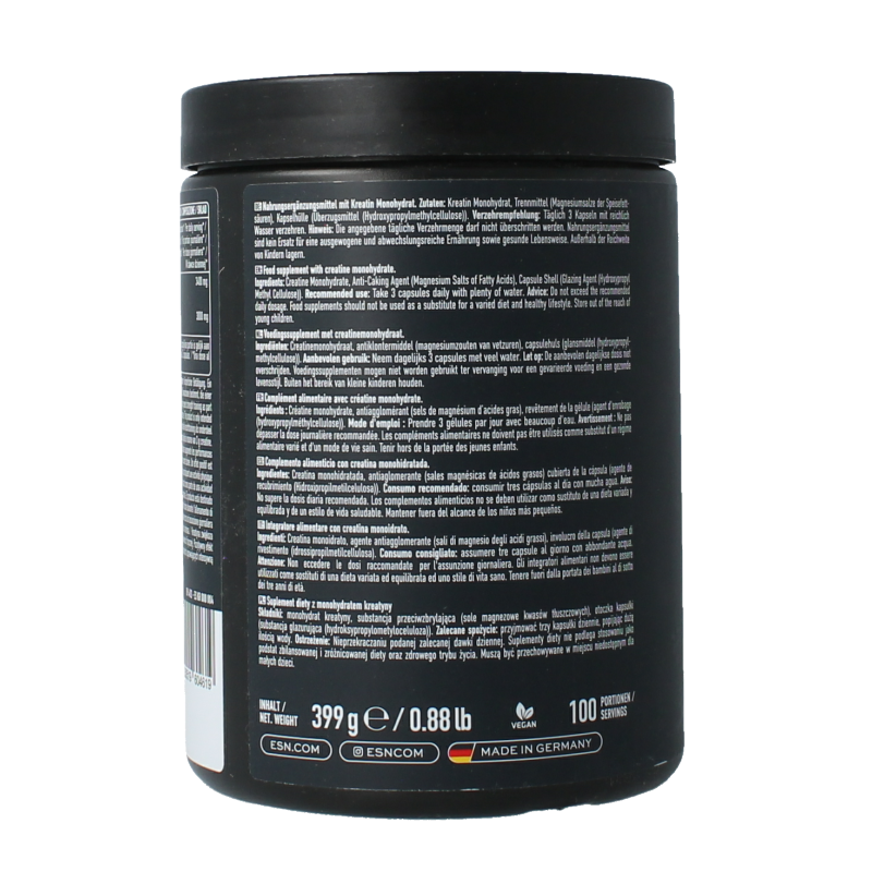 ESN Ultrapure creatine monohydrate 300 Capsules