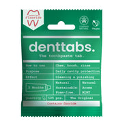 Denttabs Tandpasta tabletten munt met fluor vegan 125.00 Stuks