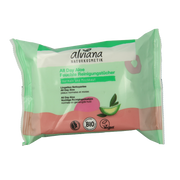 Alviana Reinigingsdoekjes vochtig aloe vera  25 Stuks