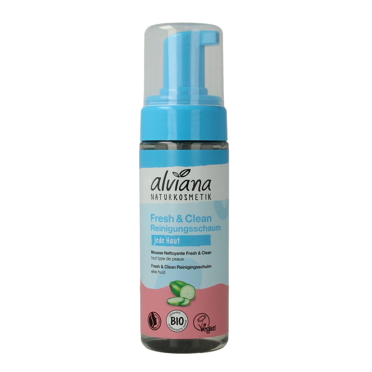 Alviana Reinigingsschuim fresh en clean 150.00 Milliliter