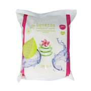 Benecos natural beauty Vegan happy reinigingsdoekjes 25.00 Stuks