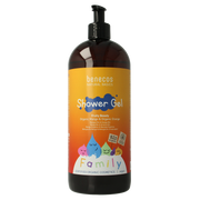 Benecos natural beauty Natural showergel family size fruity beauty 950.00 Milliliter