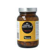 Hanoju Kurkumapoeder + piperine 500mg bio 150.00 Tabletten