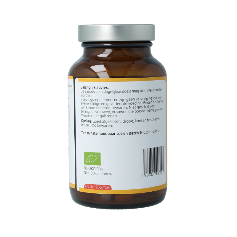 Hanoju Kurkumapoeder 500mg 150 Tabletten