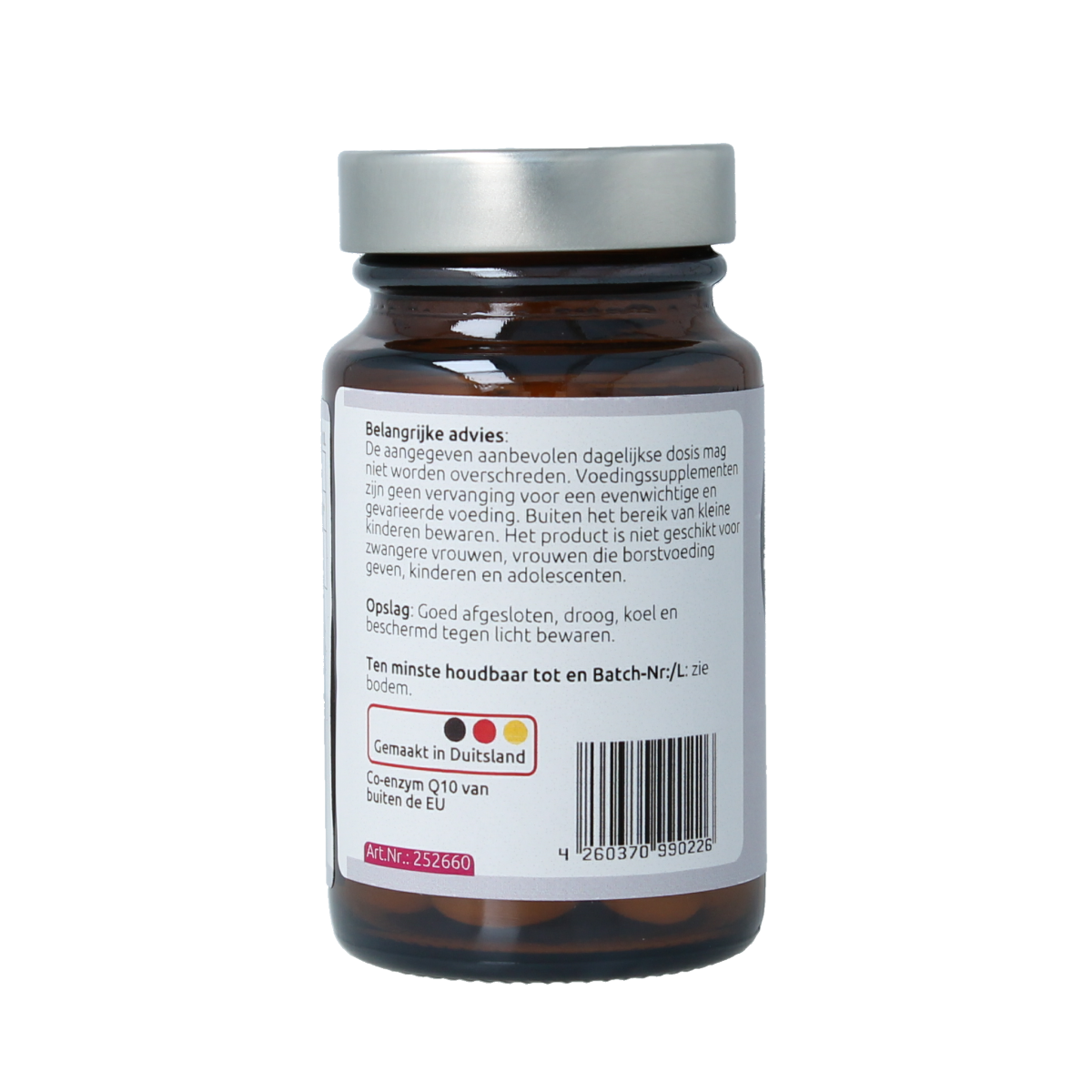 Hanoju Ubiquinol kaneka actief & vegan 60.00 Capsules