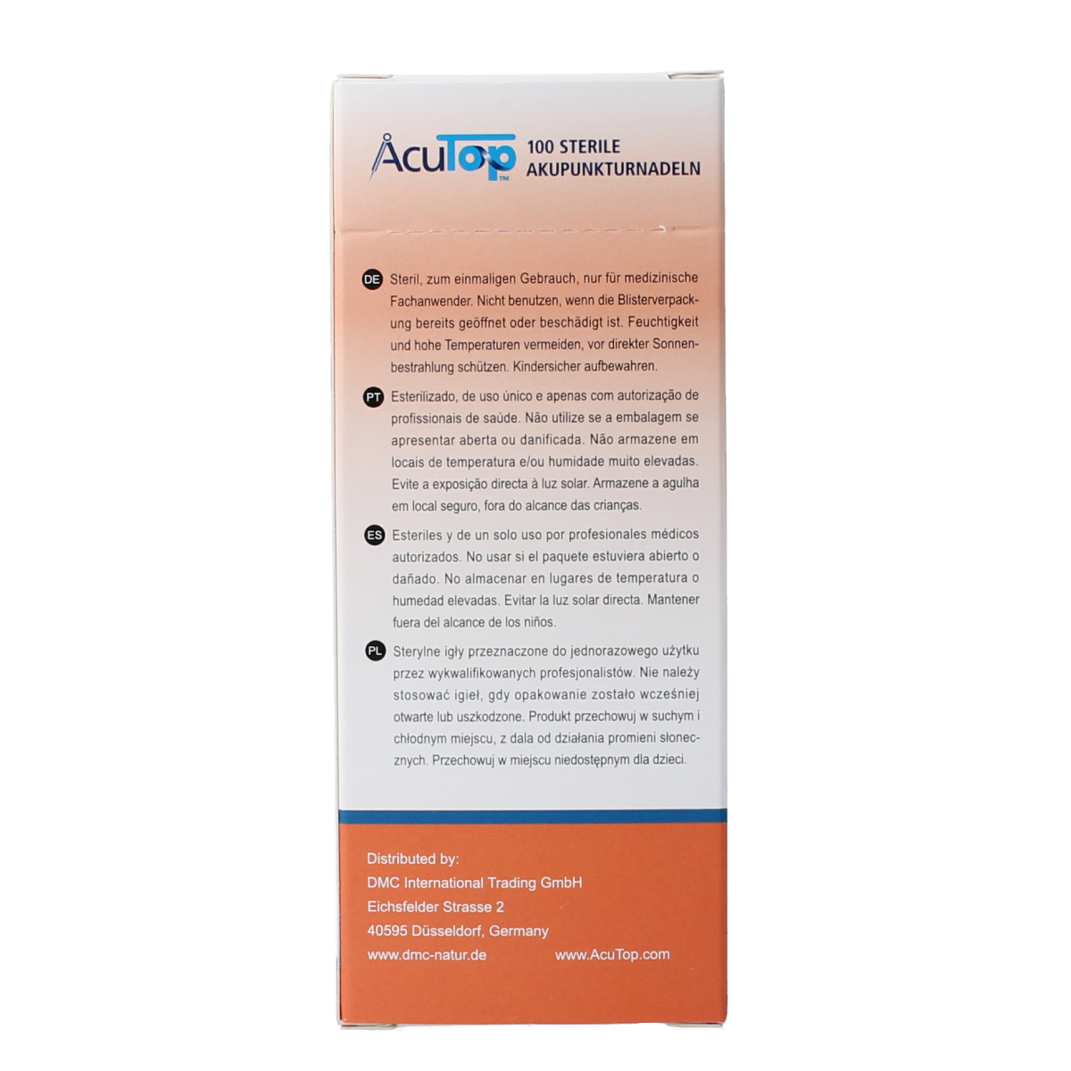 AcuTop KJ-T dry needle naald 0.30 x 75mm 100.00 Stuks
