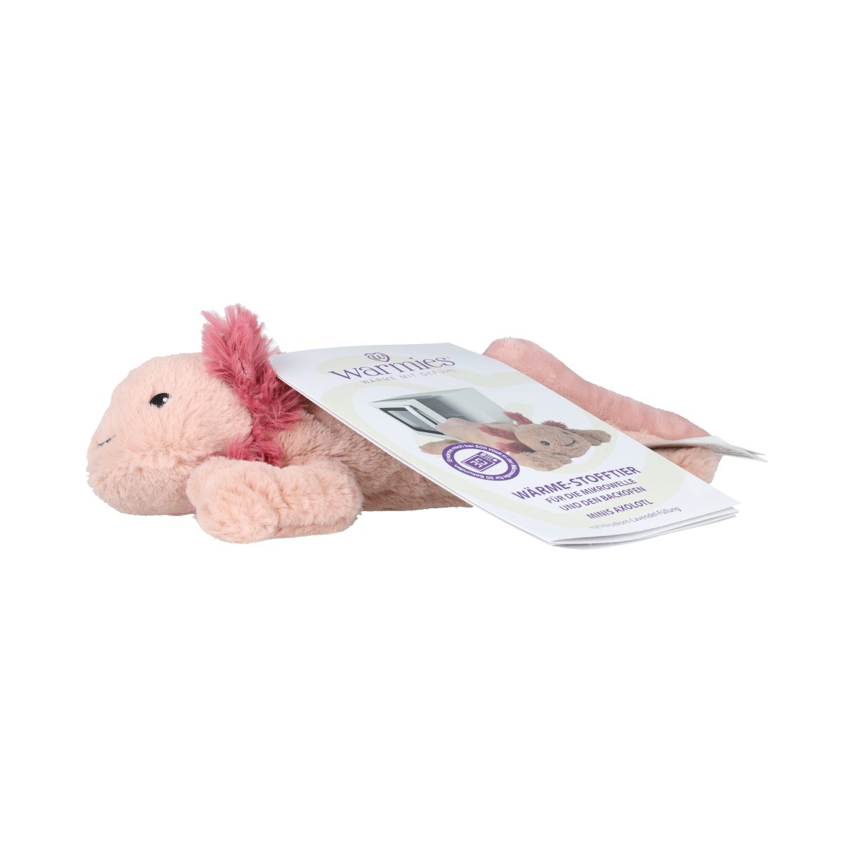 Warmies Warmteknuffel Mini axolotl 1.00 Stuks
