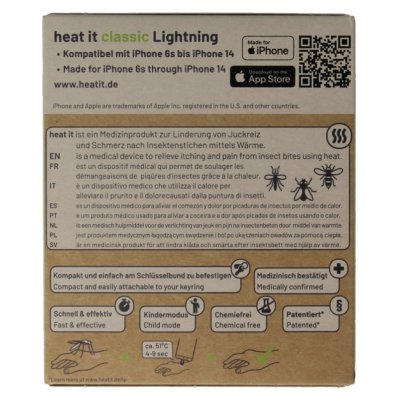 Heat-it Insect bite healer lightning 1 Stuks