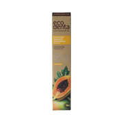 Ecodenta Tandpasta organic whitening papaja 75.00 Milliliter
