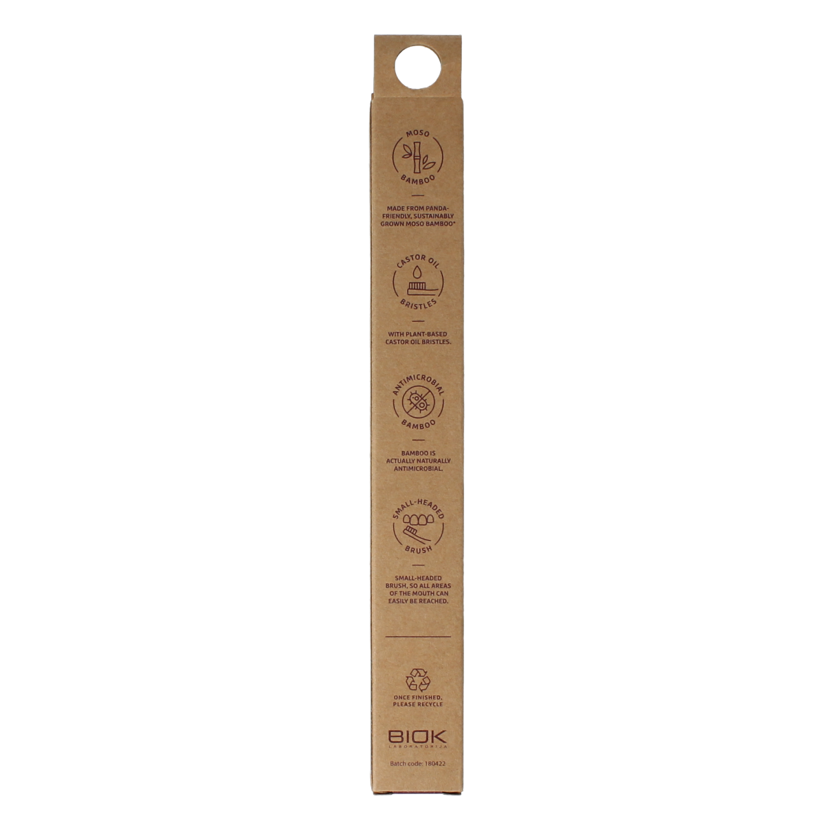 Ecodenta Tandenborstel bamboo soft 1.00 Stuks