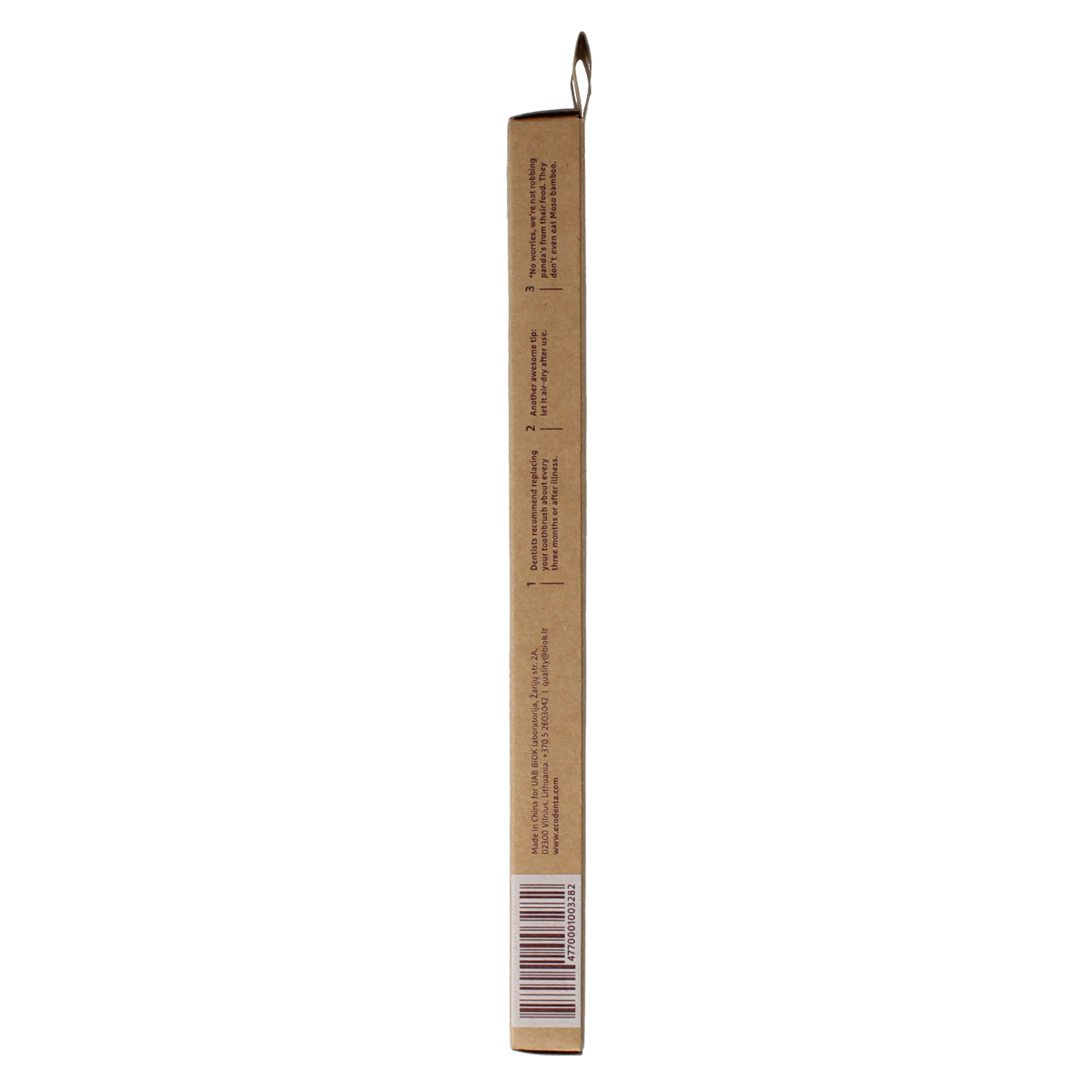 Ecodenta Tandenborstel bamboo soft 1.00 Stuks