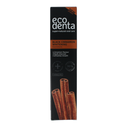 Ecodenta Tandpasta whitening kaneel black line 100 Milliliter