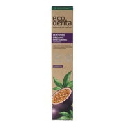 Ecodenta Tandpasta whitening passievrucht bio 75 Milliliter