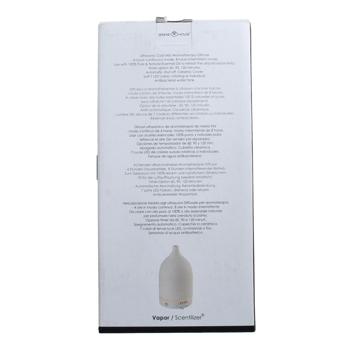 Serene House Aroma diffuser vapor wit 1.00 Stuks