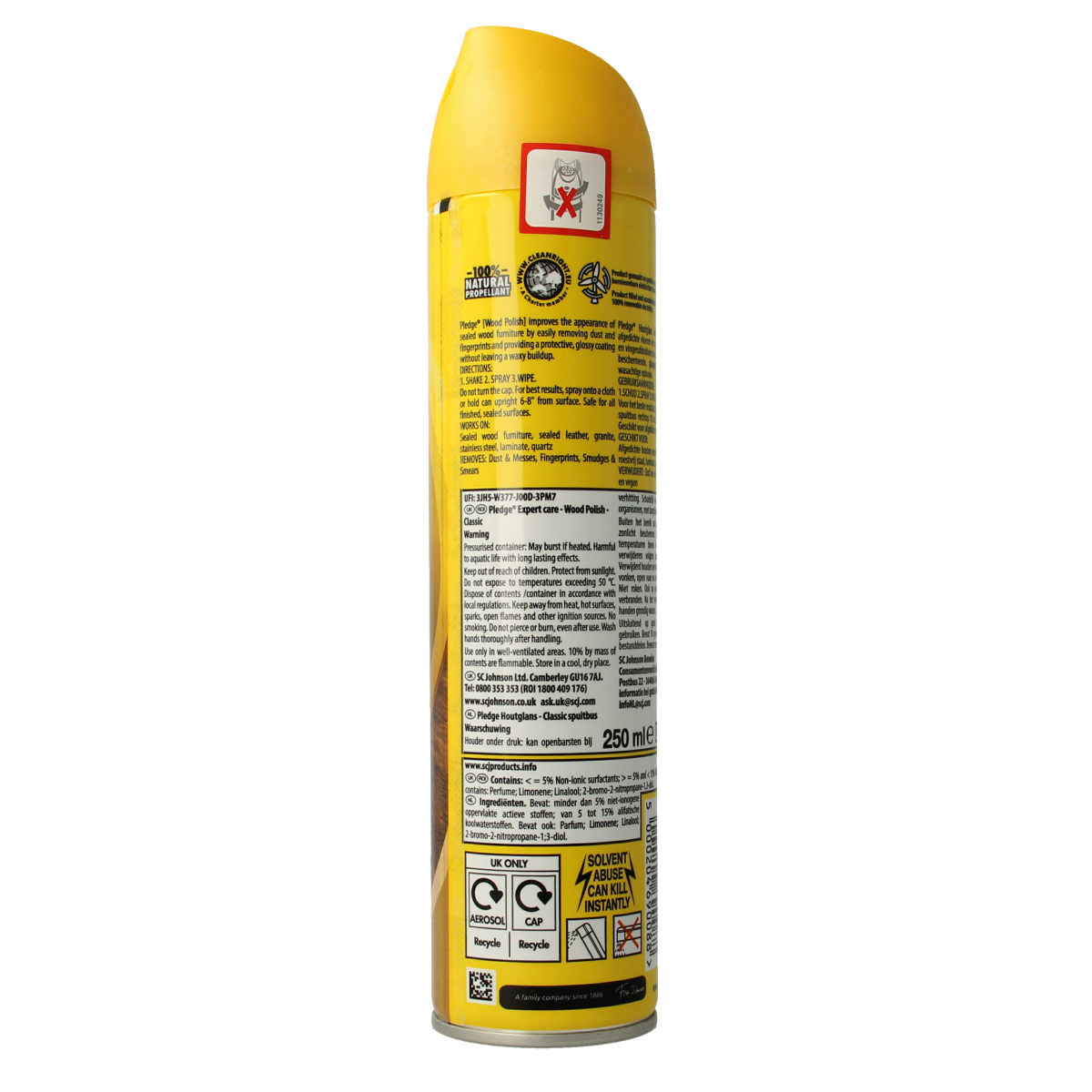 Pledge Meubelspray beautyfy it enhancing polish 250.00 Milliliter