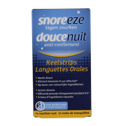 Snoreeze Anti snurk keelstrips 14 Stuks