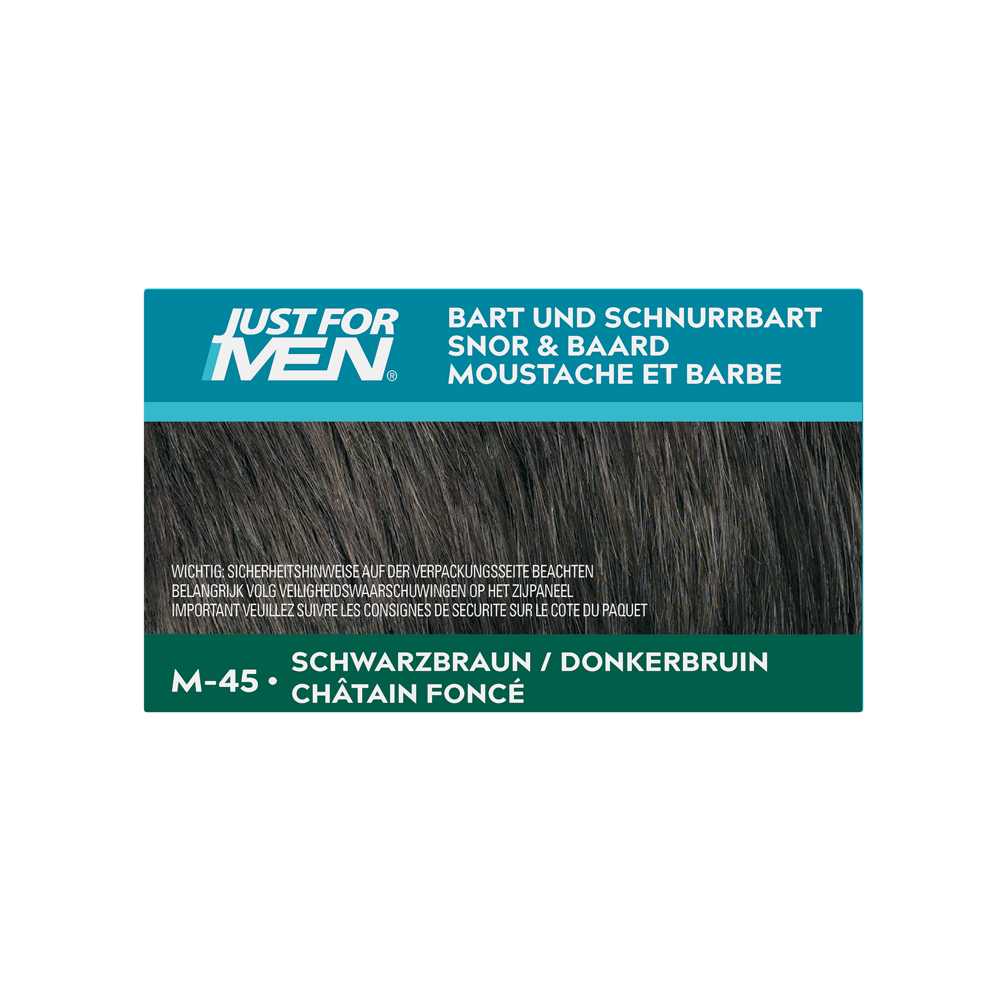 Just For Men Snor & baard donkerbruin M45 14 Gram