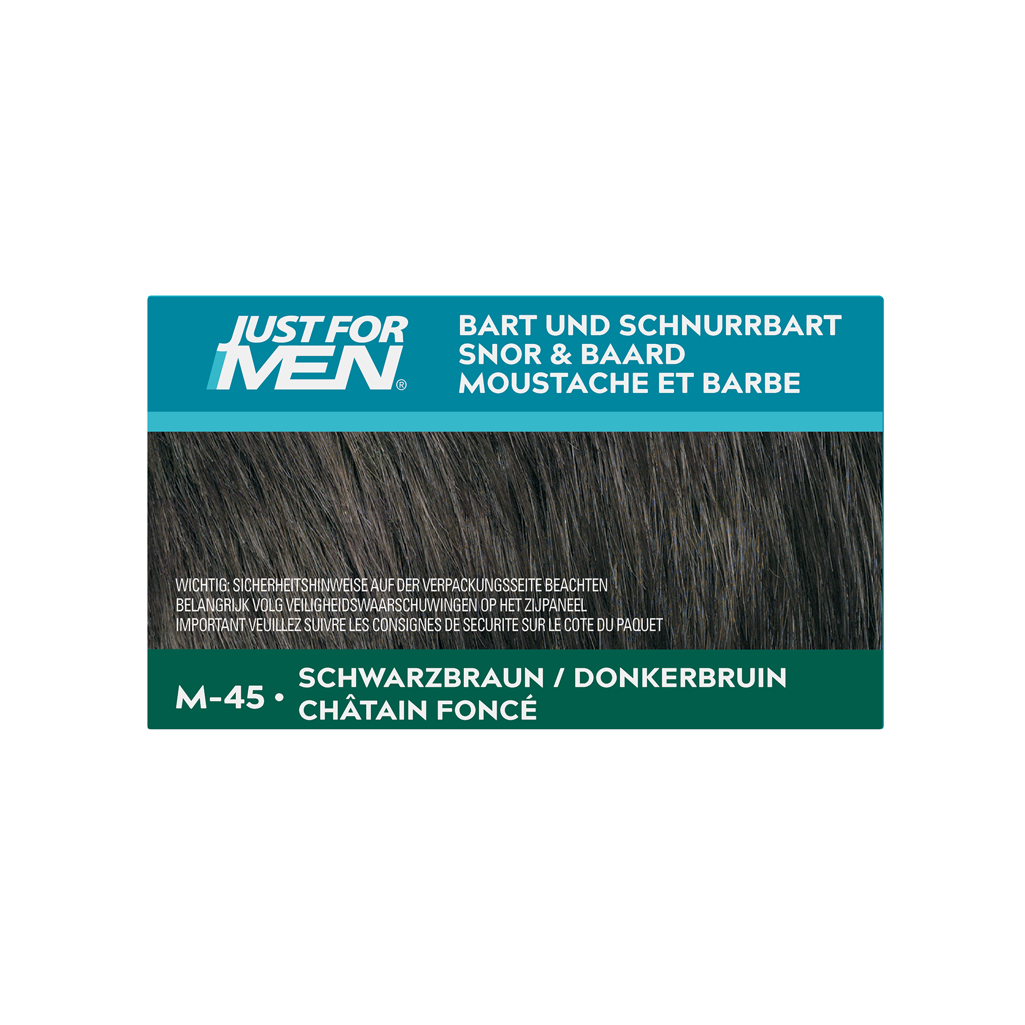 Just For Men Snor & baard donkerbruin M45 14 Gram