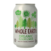 Whole Earth Sparkling elderflower bio 330.00 Milliliter