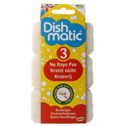 Dishmatic  Navulspons krasvrij  3.00 Stuks