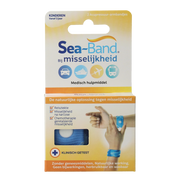 Sea Band Polsband kinderen blauw 1 Paar