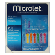 Bayer Microlet lancet gekleurd P6571 1.00 Stuks